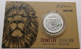 Kúpim zháňam mince český lev