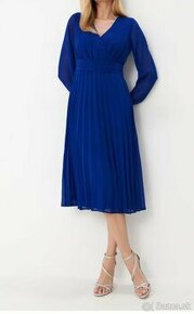 Spoločenské šaty, kráľovská modrá, veľ.42