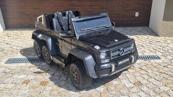 Elektrické autíčko Mercedes G63 6x6 – zánovné, ako nové