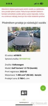 Vw golf 8 combi 2022 1.5 Tsi ambient