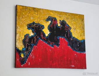 Ručne maľovaný obraz 130cm x 100cm - 1