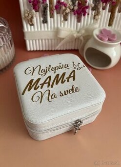 Šperkovnica najlepšia mama na svete + darčekové balenie