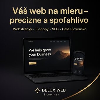 Precízna tvorba web stránok a e-shopov – Žilina & celá SR