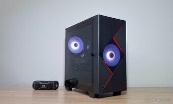 Hráčske pc 6jadro RYZEN 5 5600/NVME/2TB HDD/RTX5060 8GB