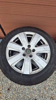 Predam kolesa 5x112 r16 +zimne pneumatiky 205/55 r16