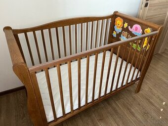 Kvalitná Detská postieľka Noble Cot 120x60 Vintage