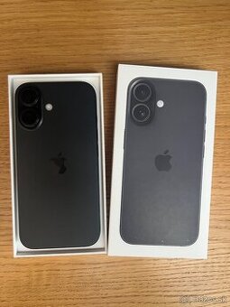 Predám iPhone 16 128GB, BLACK, TOP, ZARUKA SK, VOLNY 96% BAT