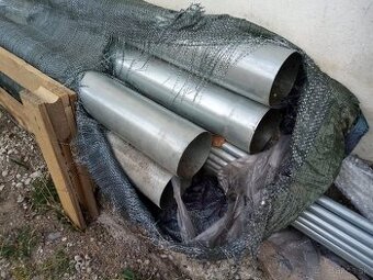 Predám nepoužité pozinkované žľaby, zvody, háky
