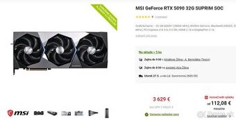 MSI RTX 5090 SUPRIM