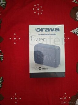 crater 8 modrý bluetooth reproduktor FM rádio nepoužívaný ce