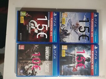 Predám hry na playstation 4