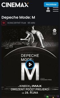 Vstupenky , Depeche Mode M