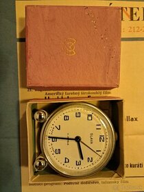 Budik Slava USSR - hodinky, retro, vintage