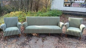 Starožitná  sedacia súprava 3+1+1