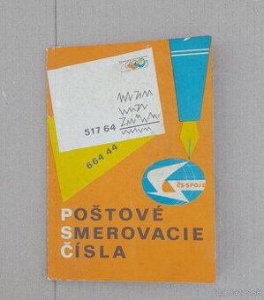 Retro brožúra Poštové smerovacie čísla