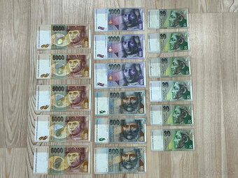 Slovenské bankovky / koruny pred eurom