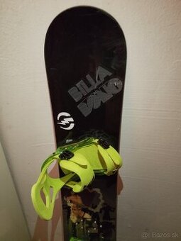 155 cm snowboard ROSSIGNOL + viazanie Burton neon