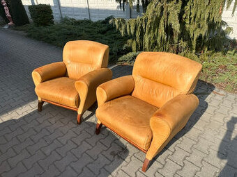 Štýlova kožená sedacia súprava