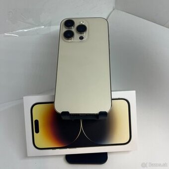 iPhone 14 PRO 256GB GOLD - DOBRÝ STAV - ZÁRUKA