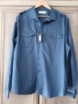 Nová košeľa XL River Island modrá