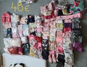 Obrovský balík oblečenia 86/92 dievča 2-3 roky