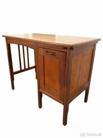 Starý písací stôl - kancelársky dubový stôl - writing desk