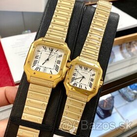 Dámske hodinky Cartier Santos de Cartier Gold - 1