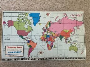 Puzzle mapa sveta