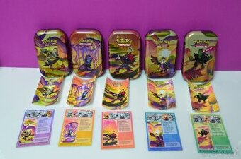 Pokémon TCG krabičky a karty