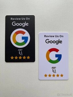 NFC karta na Google recenzie