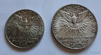 Vatikan Sede Vacante 1929 strieborne mince
