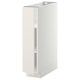 IKEA METOD Spodná skrinka s policami, biela/Veddinge biela