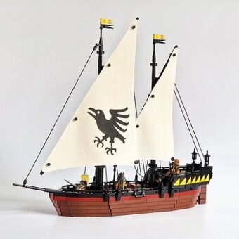 Lego Castle - The Raven Claw loď aj s unikátnou družinou