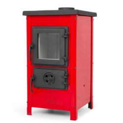 Krbové kachle MBS Happy, 6,1kW, červená farba