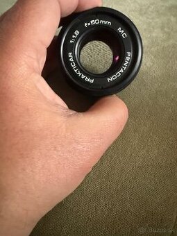 Predám objektiv Prakticar 50mm f1,8 MC