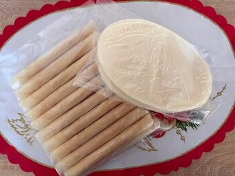 Vianočné oblátky a trubičky