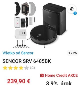 Sencor robotický vysávač