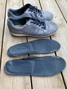 pánske modrosivé mokasíny