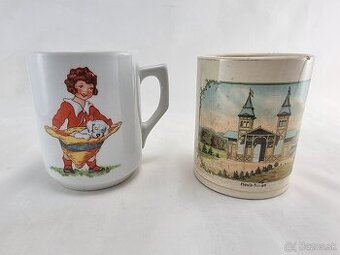 Starožitné hrnčeky - kus po 8 eur