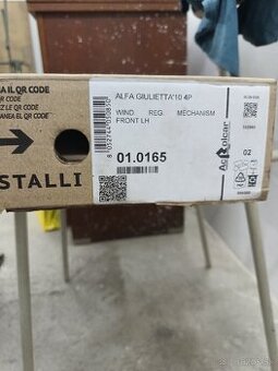 Mechanizmus sťahovania okna Alfa Romeo Giulieta