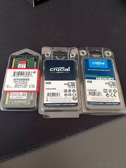 RAM do notebooku - 8GB DDR4 2666MHz