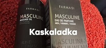 Pánsky set MASCULINE FARMASI 100ml parfum + masáž.olej