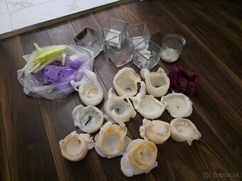 Darujem zvyšky sviečok a sklenné poháre zo sviečok