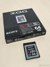 Pamäťová karta Sony XQD G 64 GB (440R/400W) (QDG64F.SYM)