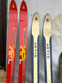 Predám staré lyže Sulov 200 cm a Artis 190 cm