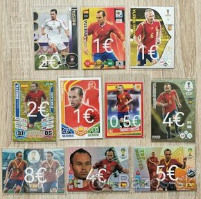 Futbalové kartičky - Andres Iniesta