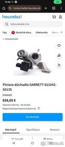 Nové turbo GARRETT 821042-5013S – 1.2 TCe / DIG-T