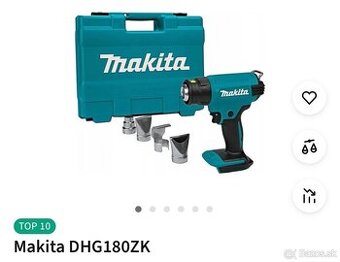 Predám Makita DHG180ZK teplovzd.pistol