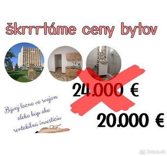 Second hand garsóniek v Žiari nad Hronom