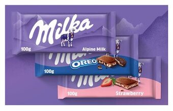 Čokolády MILKA-ZĽAVA 50%